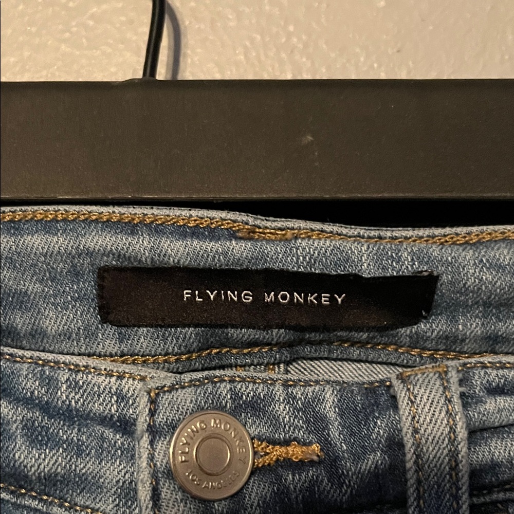Flying Monkey Women's Light Blue Skinny Jeans - Picture 2 of 5